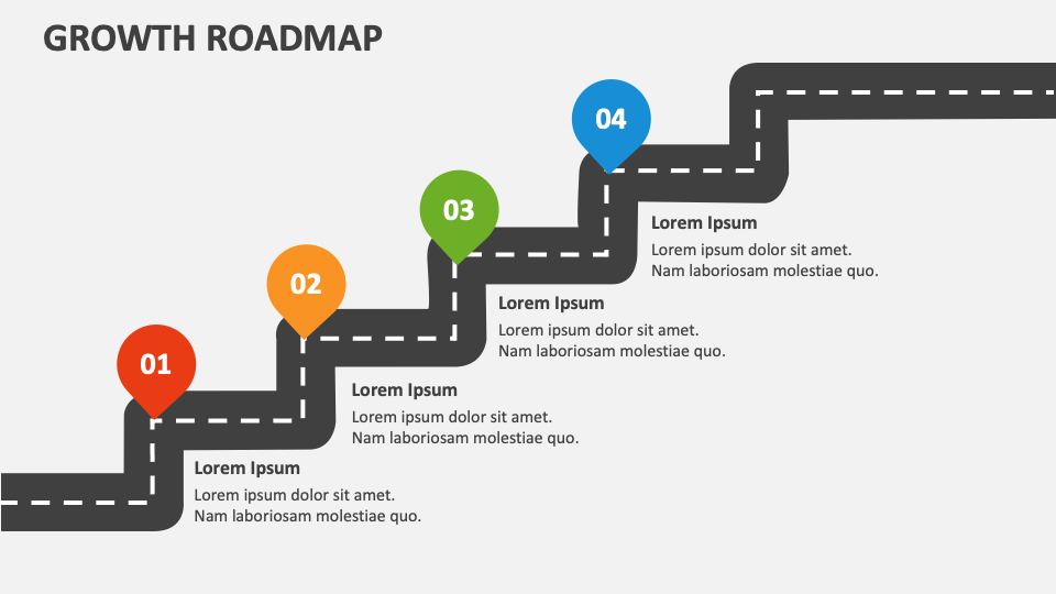 Growth Roadmap Template For PowerPoint And Google Slides PPT Slides