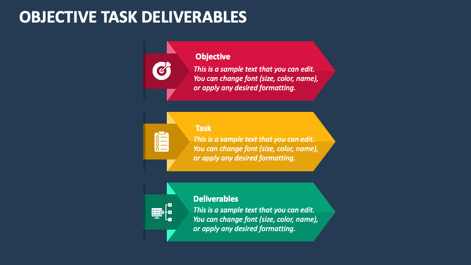 Objective Task Deliverables Powerpoint And Google Slides Template Ppt