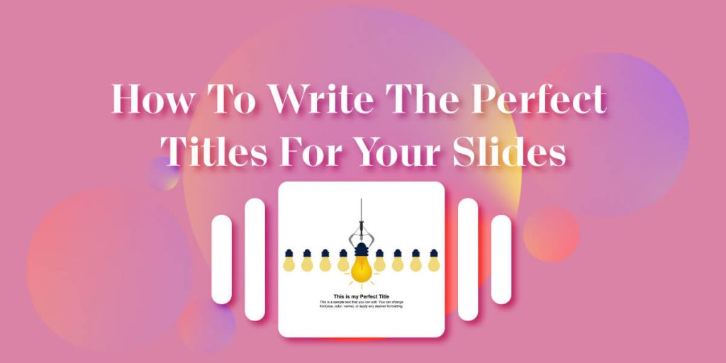 how to write a title for a presentation