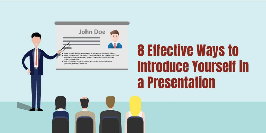 how to introduce yourself while giving presentation