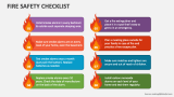 Fire Safety Checklist PowerPoint And Google Slides Template - PPT Slides