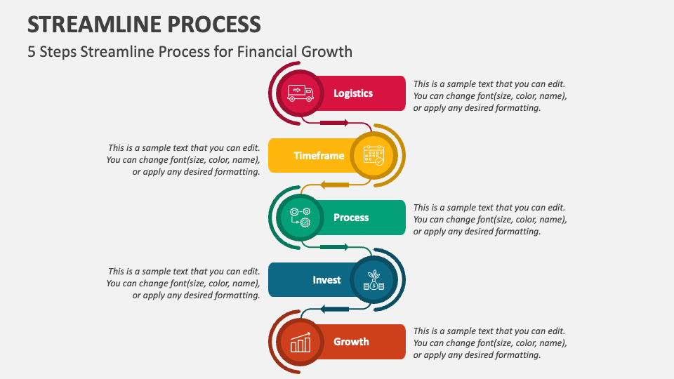 Streamline Process PowerPoint Presentation Slides - PPT Template