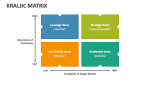 Kraljic Matrix PowerPoint Presentation Slides - PPT Template