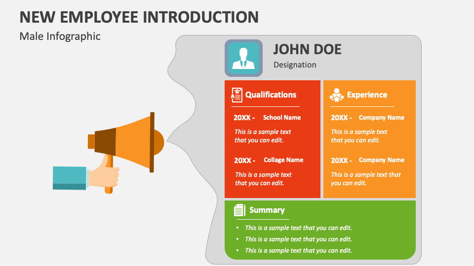 presentation for new role