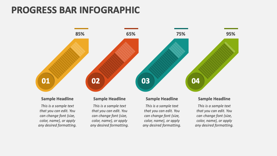 Progress Bar Infographic PowerPoint and Google Slides Template - PPT Slides