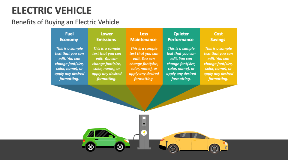 Template　Electric　Google　Vehicle　and　PowerPoint　Slides　PPT　Slides
