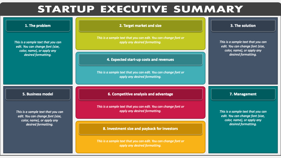 Startup Executive Summary PowerPoint and Google Slides Template PPT