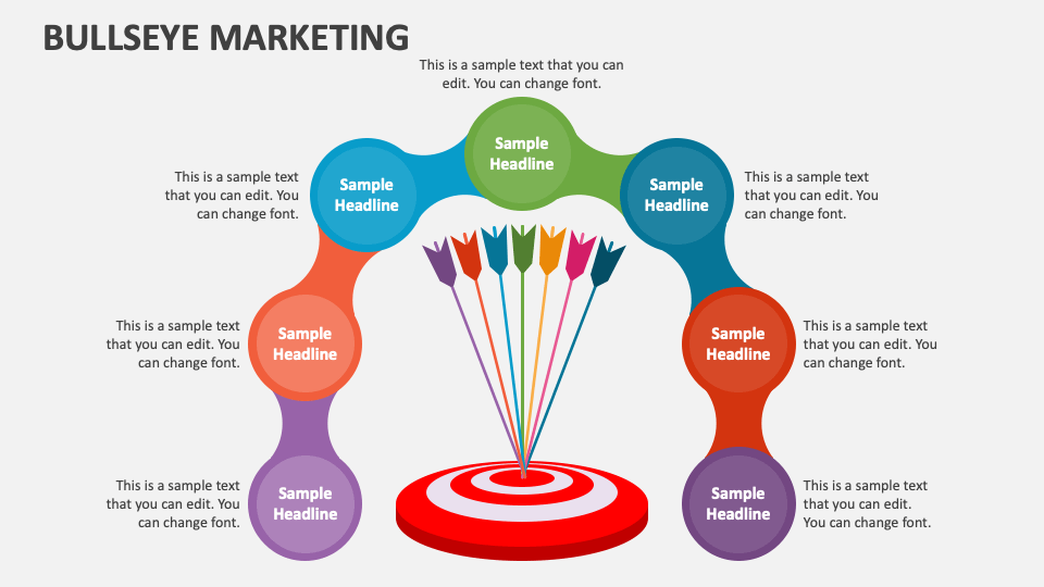 Bullseye Marketing PowerPoint and Google Slides Template - PPT Slides