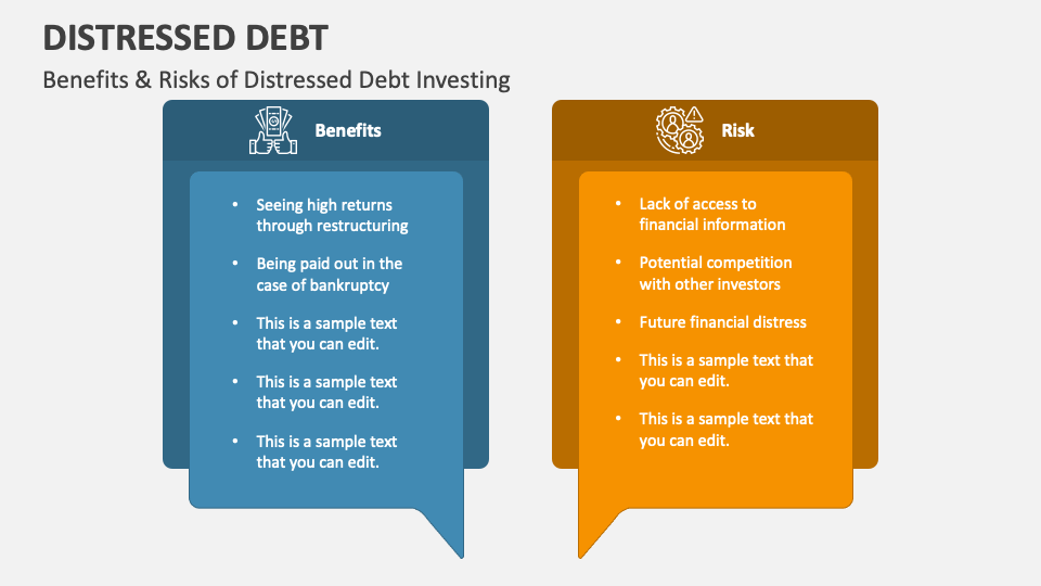 Distressed Debt PowerPoint Presentation Slides - PPT Template