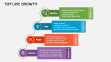 Top Line Growth PowerPoint and Google Slides Template - PPT Slides