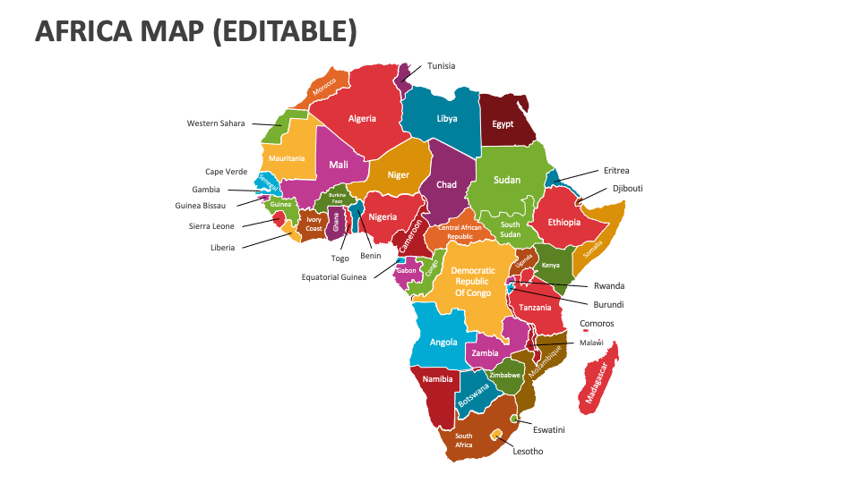 Africa Map Powerpoint Presentation Slides Ppt Template