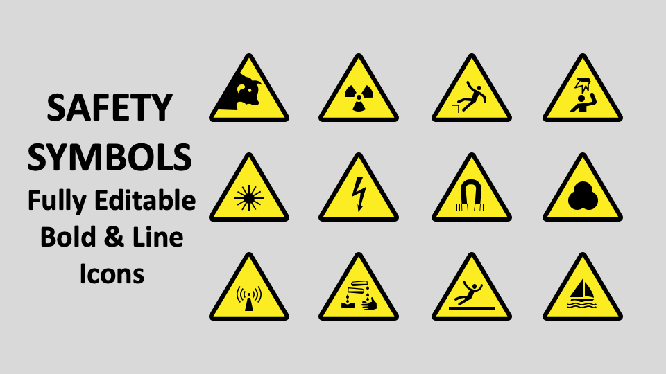 Safety Symbols for PowerPoint and Google Slides - PPT Slides