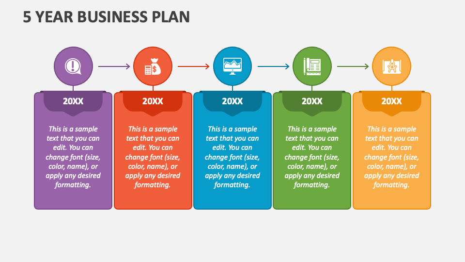 Để thành công trong kinh doanh, bạn cần phải có một kế hoạch chiến lược thật tốt. Và để giúp bạn, mẫu PowerPoint kế hoạch kinh doanh 5 năm đã xuất hiện. Với các slide đẹp mắt và tiện dụng, bạn sẽ có thể lên kế hoạch và triển khai một cách dễ dàng và hiệu quả. Hãy tải xuống ngay để trải nghiệm!