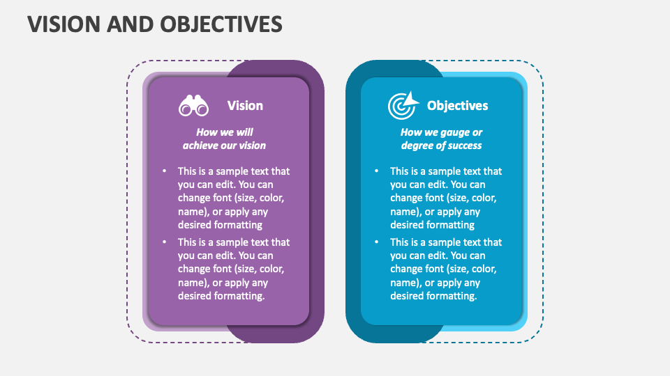 Vision and Objectives PowerPoint Presentation Slides - PPT Template