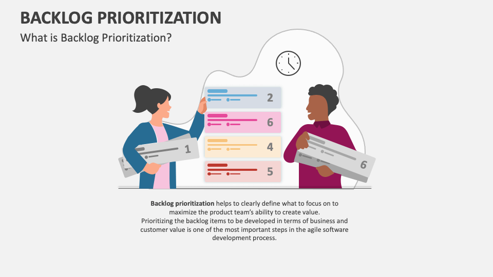 Backlog Prioritization PowerPoint and Google Slides Template - PPT Slides