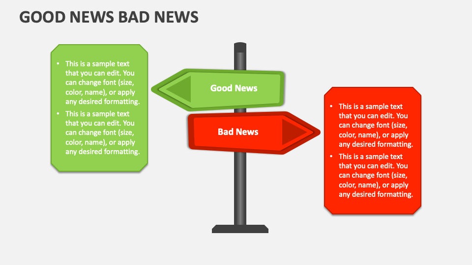 Good News Bad News Powerpoint Presentation Slides Ppt Template