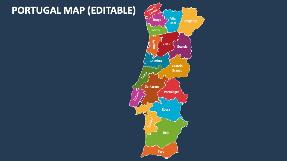 Portugal Map PowerPoint Presentation & Google Slides