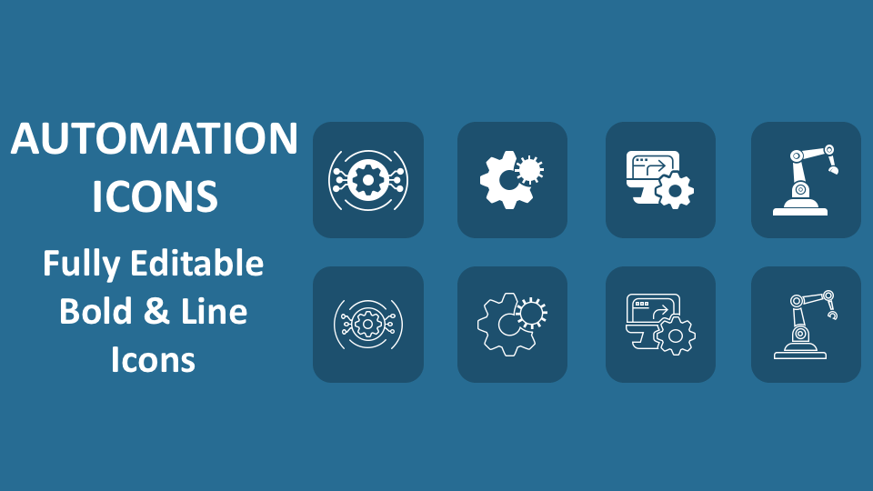 Automation Icons PowerPoint Presentation Slides - PPT Template