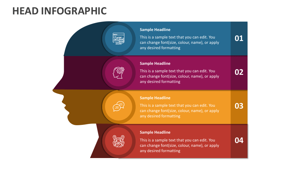Head Infographic PowerPoint Presentation Slides - PPT Template