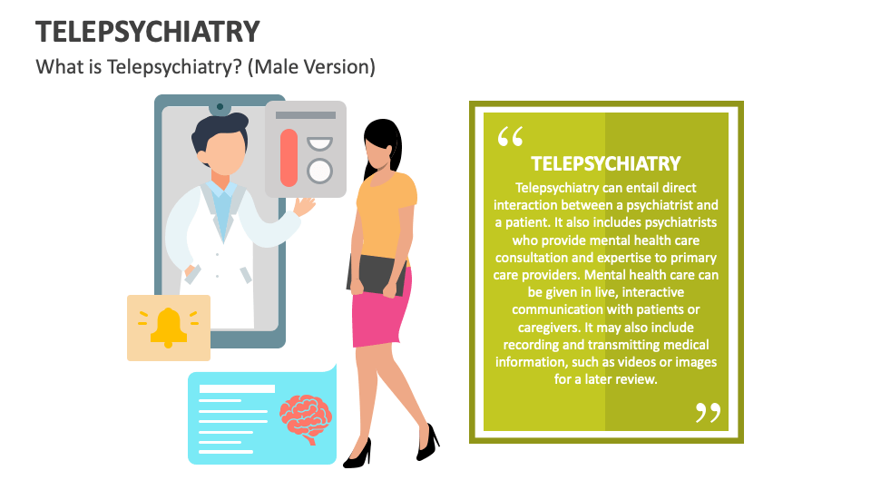 Telepsychiatry PowerPoint And Google Slides Template - PPT Slides