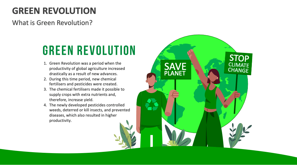 Green Revolution PowerPoint And Google Slides Template - PPT Slides