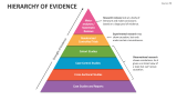 Hierarchy of Evidence PowerPoint Presentation Slides - PPT Template