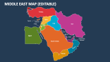 Middle East Map PowerPoint Presentation Slides - PPT Template