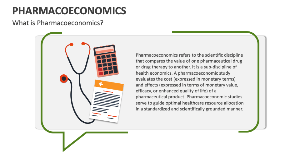 Pharmacoeconomics PowerPoint And Google Slides Template - PPT Slides