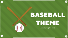 Baseball Theme - Slide 1