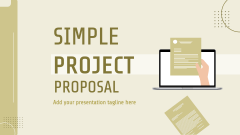 Simple Project Proposal - Slide 1