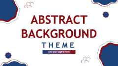 Abstract Background Presentation Theme - Slide 1