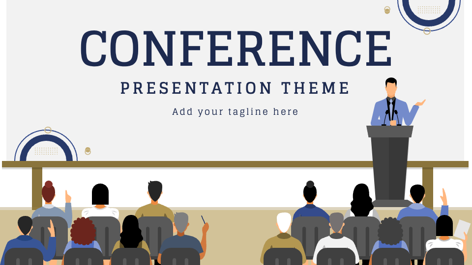 Conference Presentation Theme - Slide 1