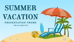 Summer Vacation Presentation Theme - Slide 1