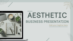 Aesthetic Business Presentation - Slide 1