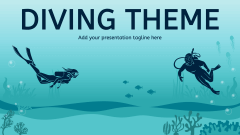 Diving Presentation Theme - Slide 1
