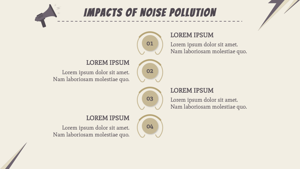 Free Noise Pollution Presentation Theme for Google Slides and PowerPoint