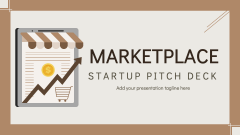 Marketplace Startup Pitch Deck - Slide 1