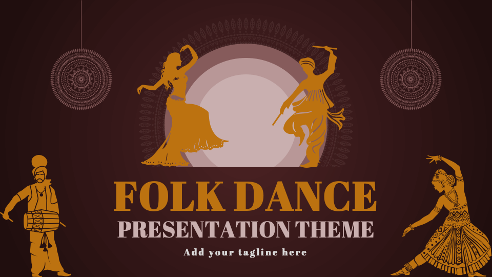 Folk Dance Theme - Slide 1