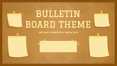 Bulletin Board Theme - Slide 1