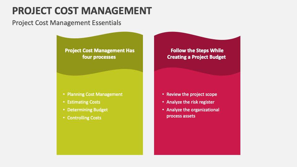 Project Cost Management PowerPoint and Google Slides Template - PPT Slides