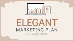 Elegant Marketing Plan - Slide 1