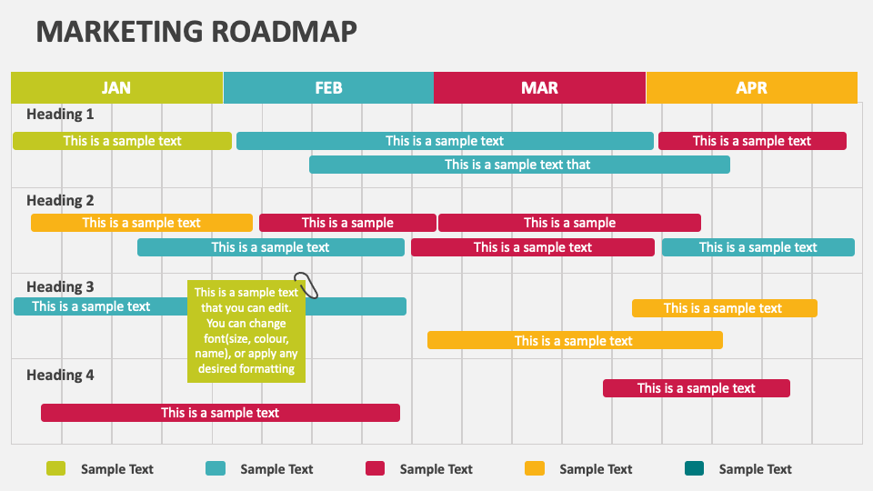 Marketing Roadmap PowerPoint and Google Slides Template - PPT Slides