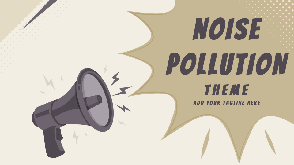 Free Noise Pollution Presentation Theme for Google Slides and PowerPoint