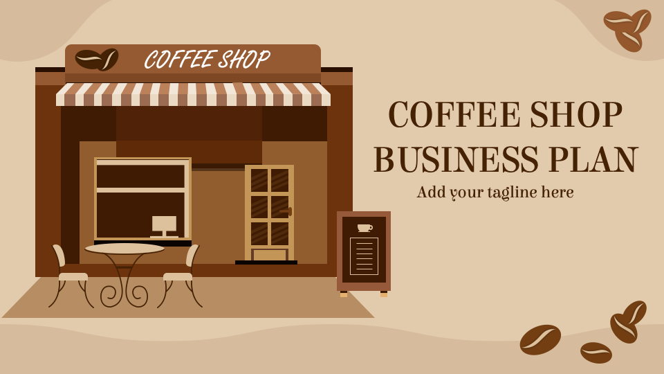 Coffee Shop business plan - Slide 1