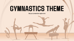Gymnastics Presentation Theme - Slide 1
