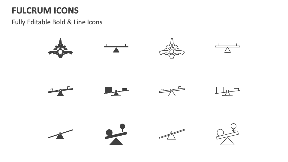 Fulcrum Icons for PowerPoint and Google Slides - PPT Slides