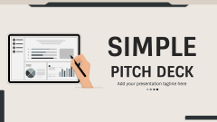 Simple Pitch Deck - Slide 1