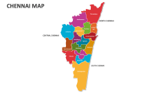 Chennai Map for Google Slides and PowerPoint - PPT Slides