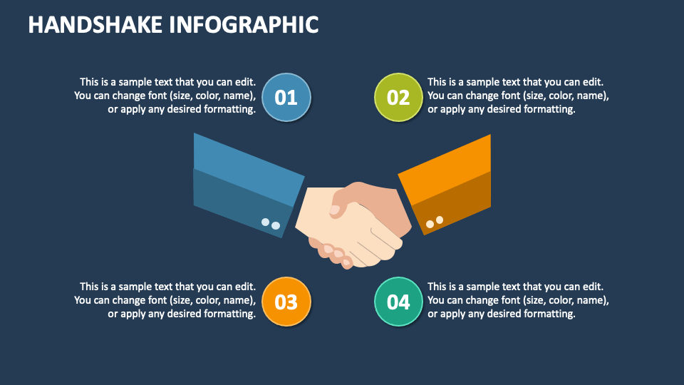 Handshake Infographic PowerPoint and Google Slides Template - PPT Slides