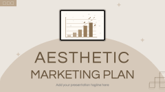 Aesthetic Marketing Plan - Slide 1